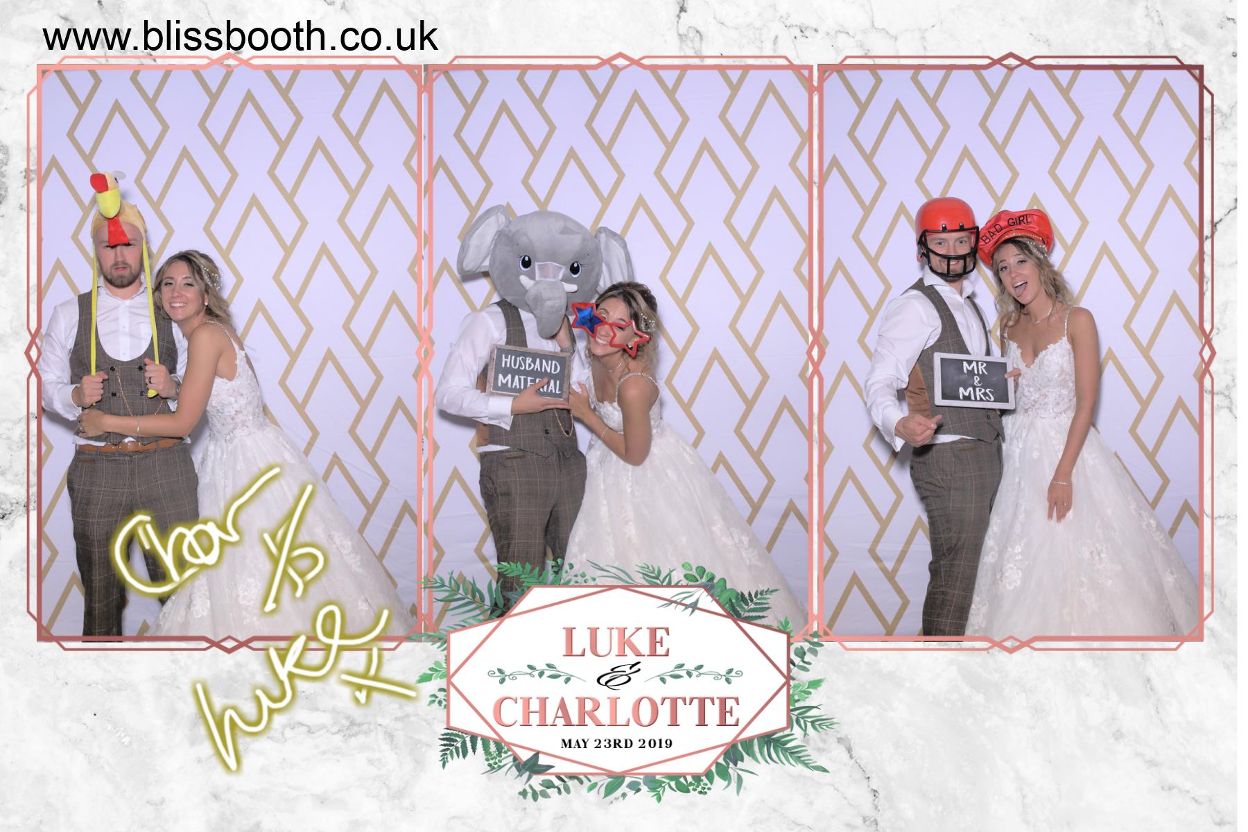 Luke and Charlotte | View more photos from the event at gallery.blissbooth.co.uk/u/BlissBooth/Luke-and-Charlotte
